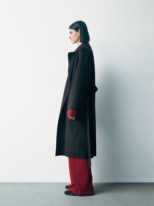Belted Double-Faced Wool Coat Product Image