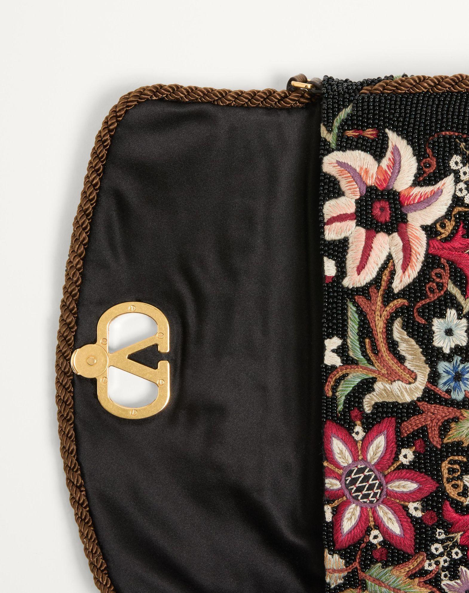 Valentino Garavani Vain Soft Embroidered Small Shoulder Bag Product Image