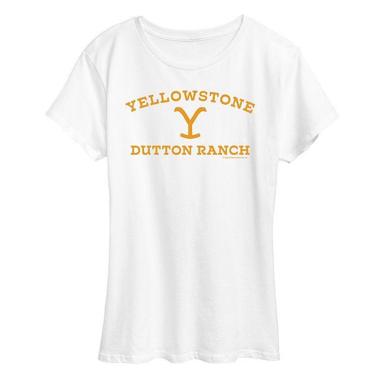Womens Lucky Script Four Leaf Clover Graphic Tee, Girls Heather Grey Product Image