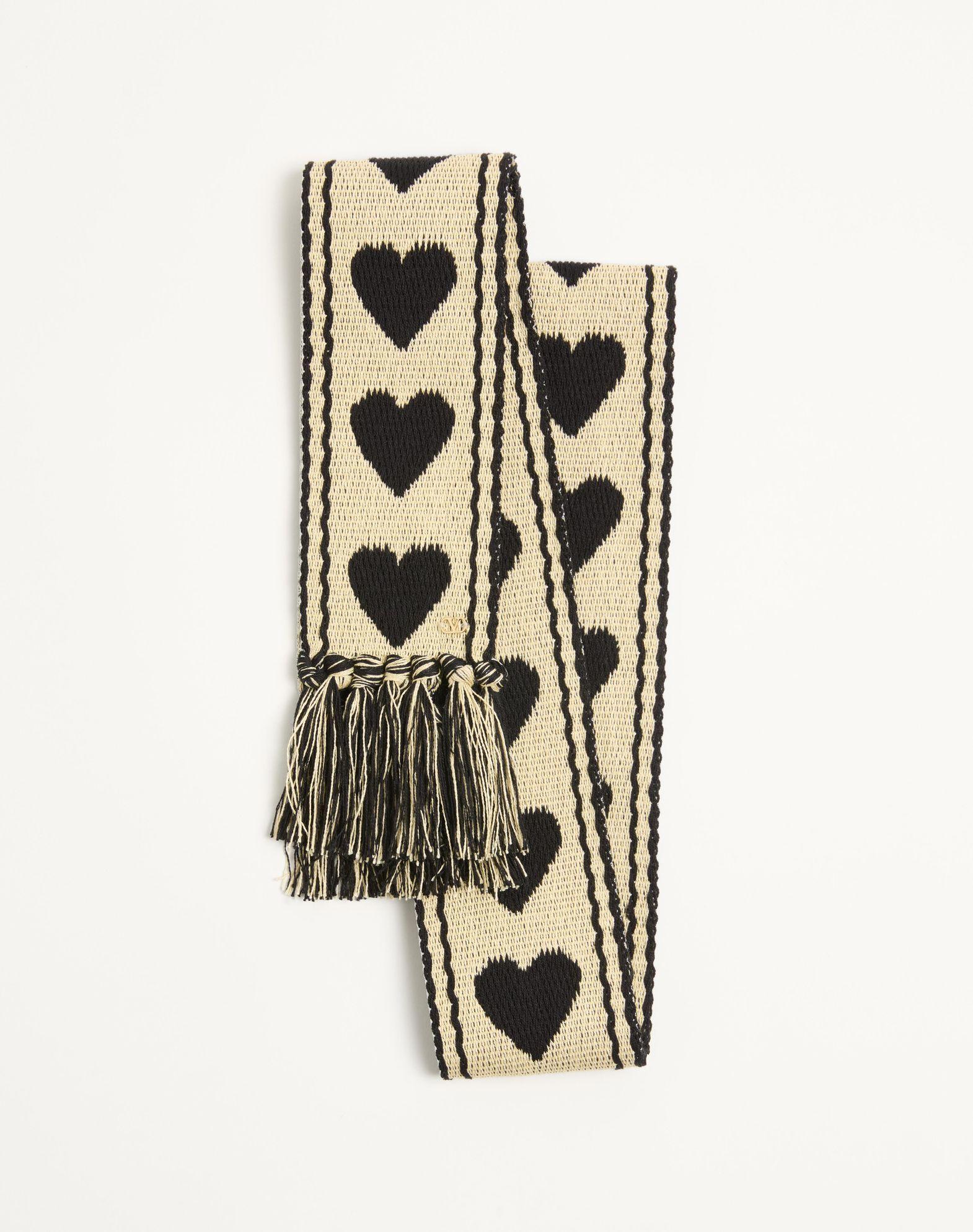 ANTIBES COTTON SCARF WITH FRINGE Product Image