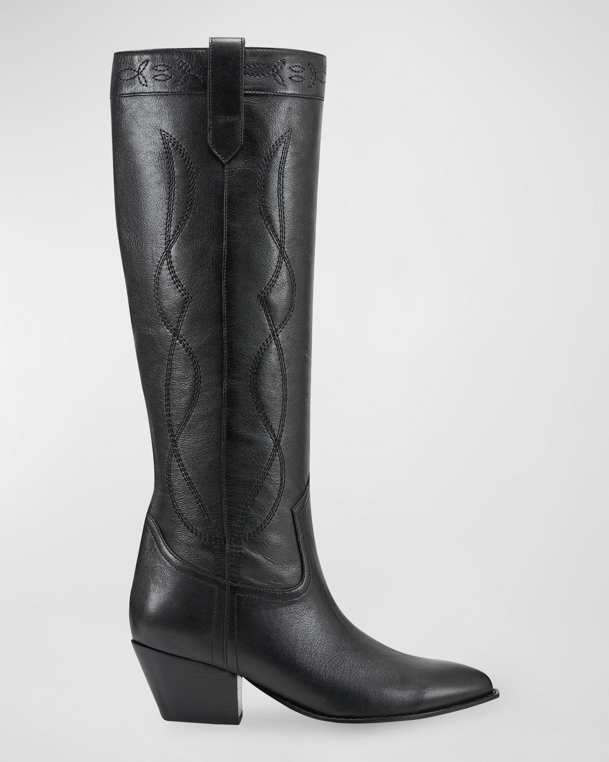 Marc Fisher LTD Edania Leather) Women's Boots Product Image