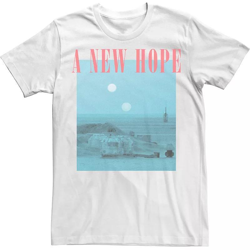 Men's Star Wars New Hope Overlay Poster Tee, Size: Medium, Blue Product Image