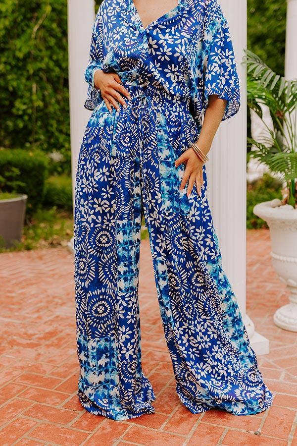 Mykonos Daytrip High Waist Satin Pants Curves Product Image