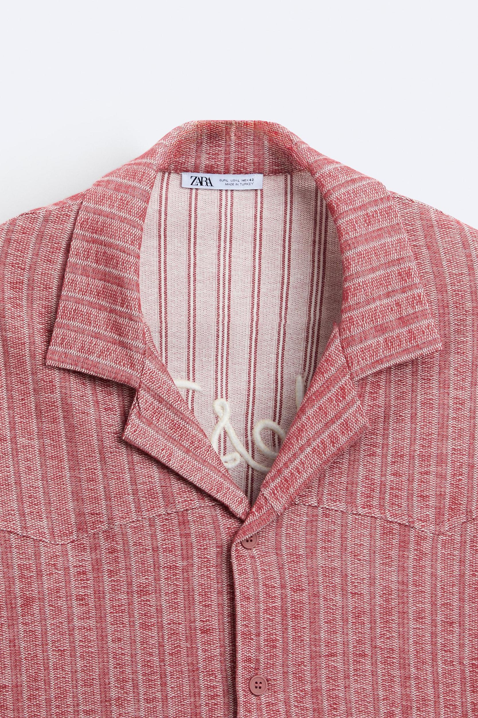 EMBROIDERED JACQUARD SHIRT Product Image