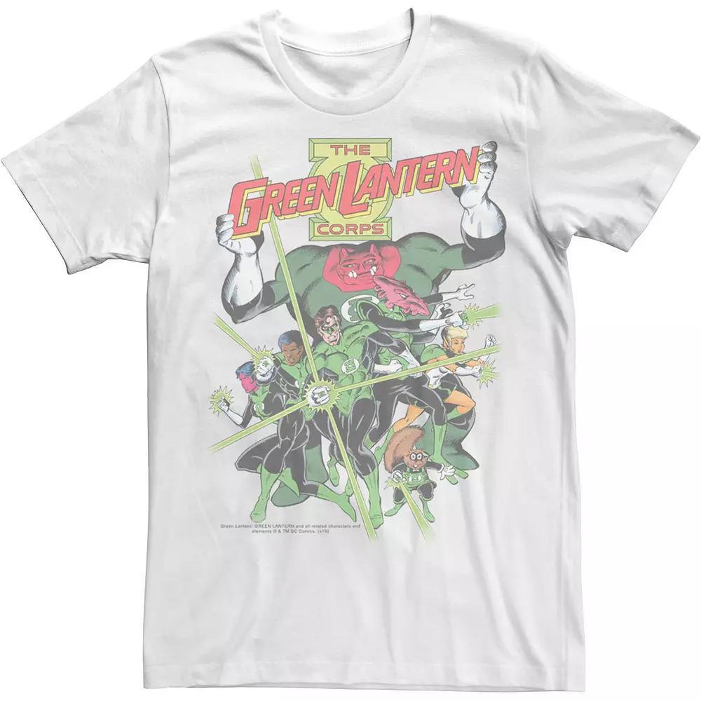 Mens Green Lantern Lantern Corps Group Shot Tee Product Image
