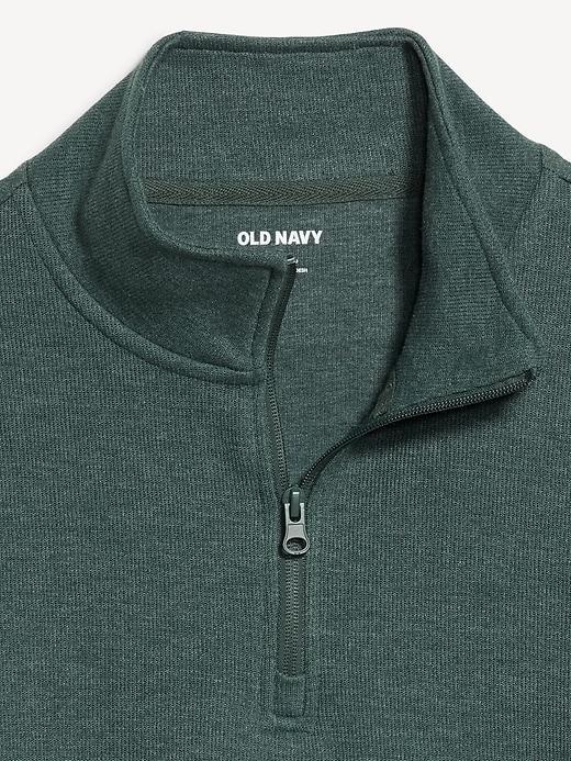 French Rib Quarter-Zip Sweater Product Image