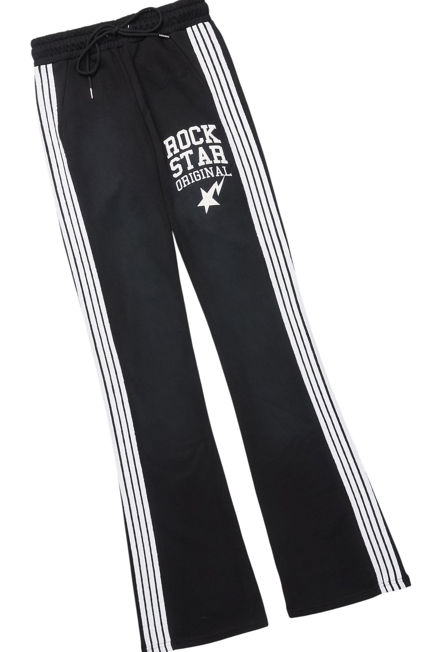 Gerrit Black T-Shirt/Stacked Flare Track Set Male Product Image