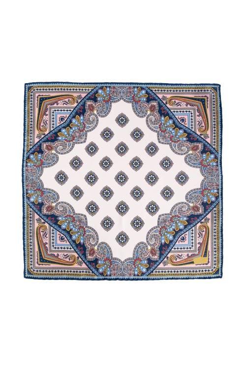 Elizabetta Lugano - Silk Pocket Square for Men in White at Nordstrom Product Image