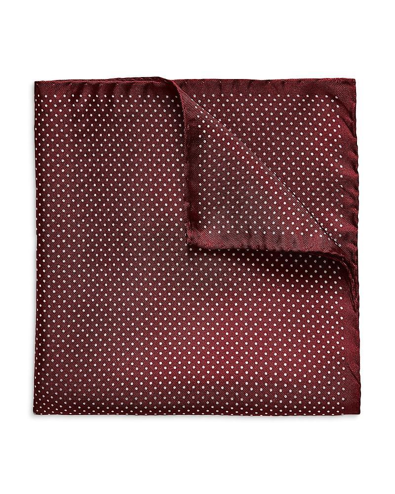 Eton Polka Dot Silk Pocket Square Product Image