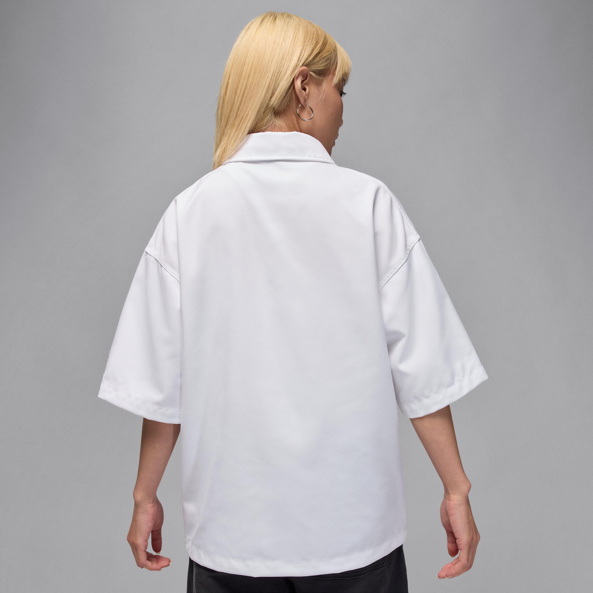 Women's Jordan Flight Woven Short-Sleeve Top Product Image