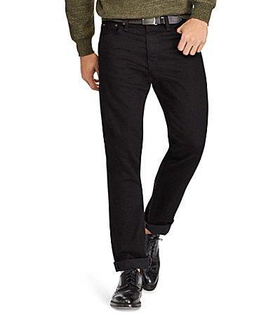 Polo Ralph Lauren Varick Slim Straight Jeans in Blue Product Image