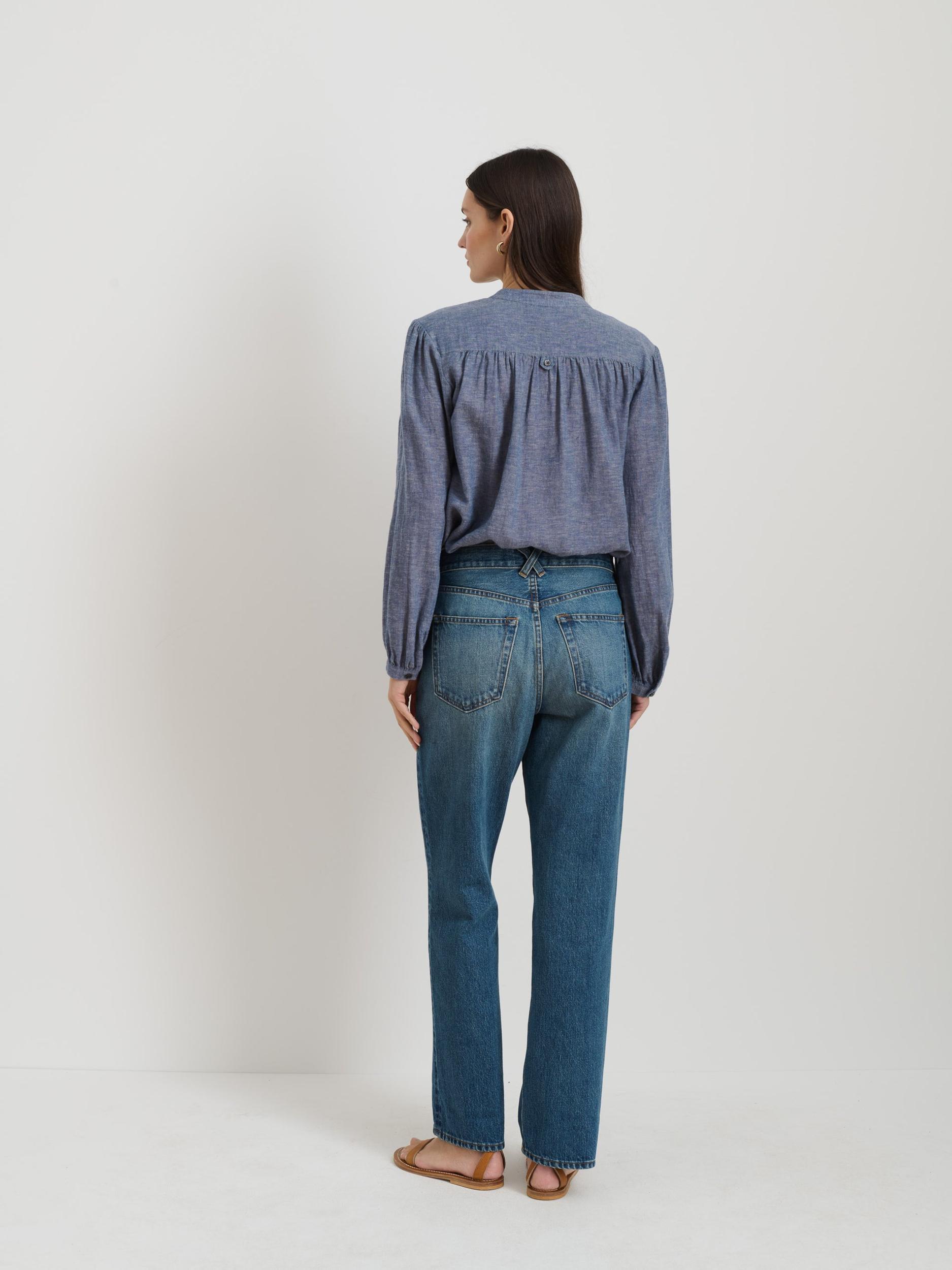Ali Top In Cotton Linen Product Image
