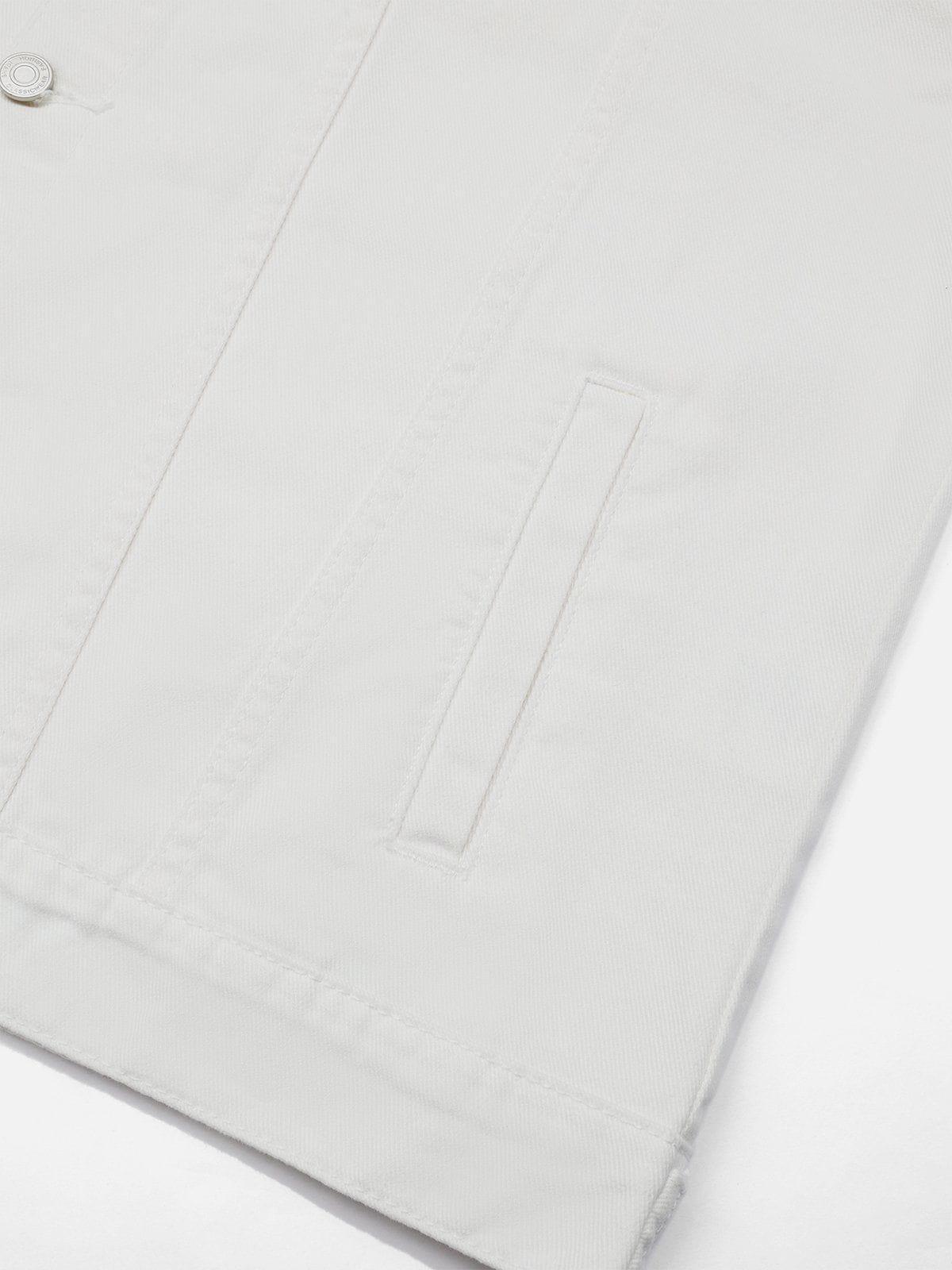 Aelfric Eden Vintage White Denim Jacket Product Image