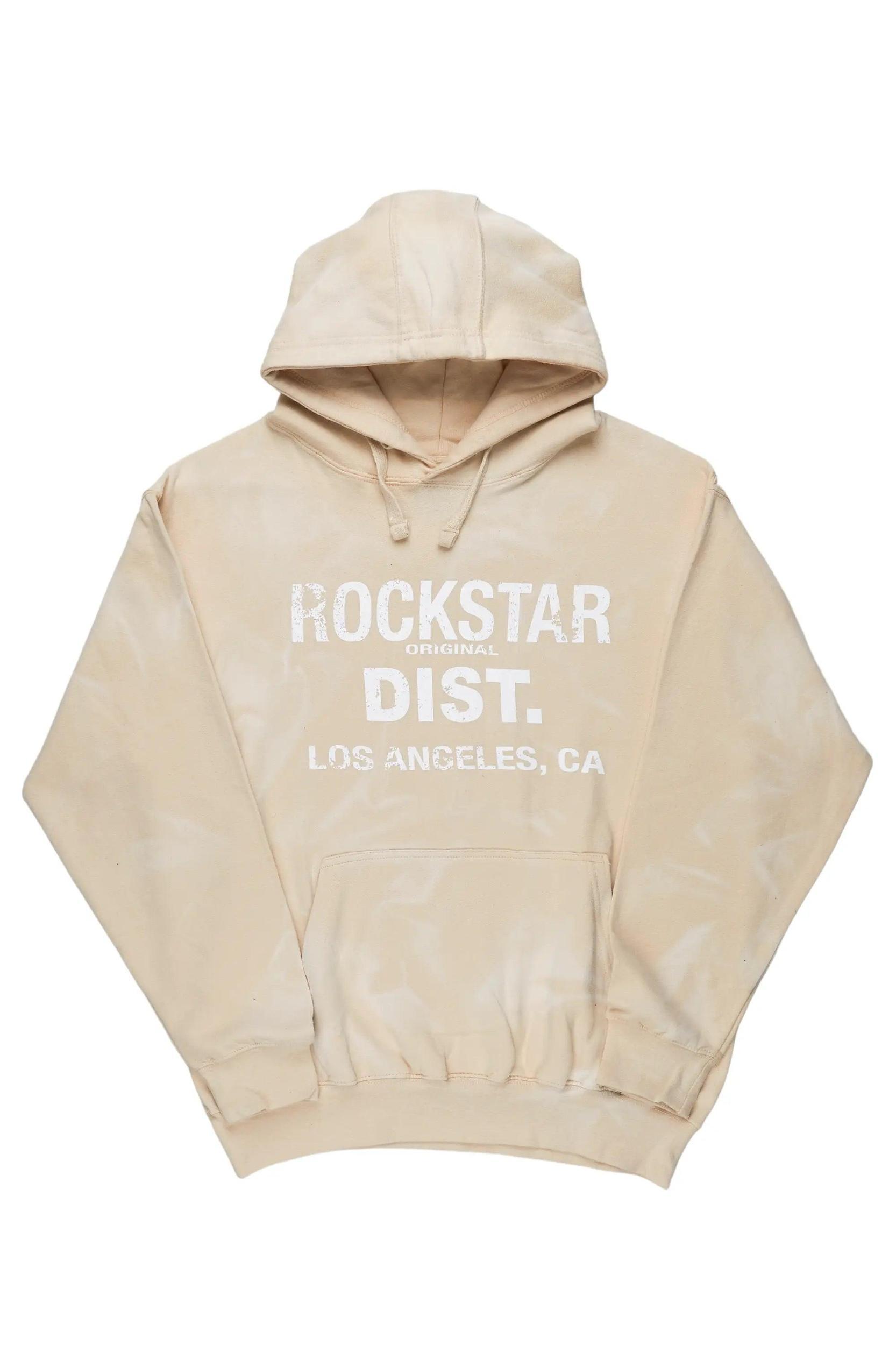 Nelly Beige Graphic Hoodie Male Product Image