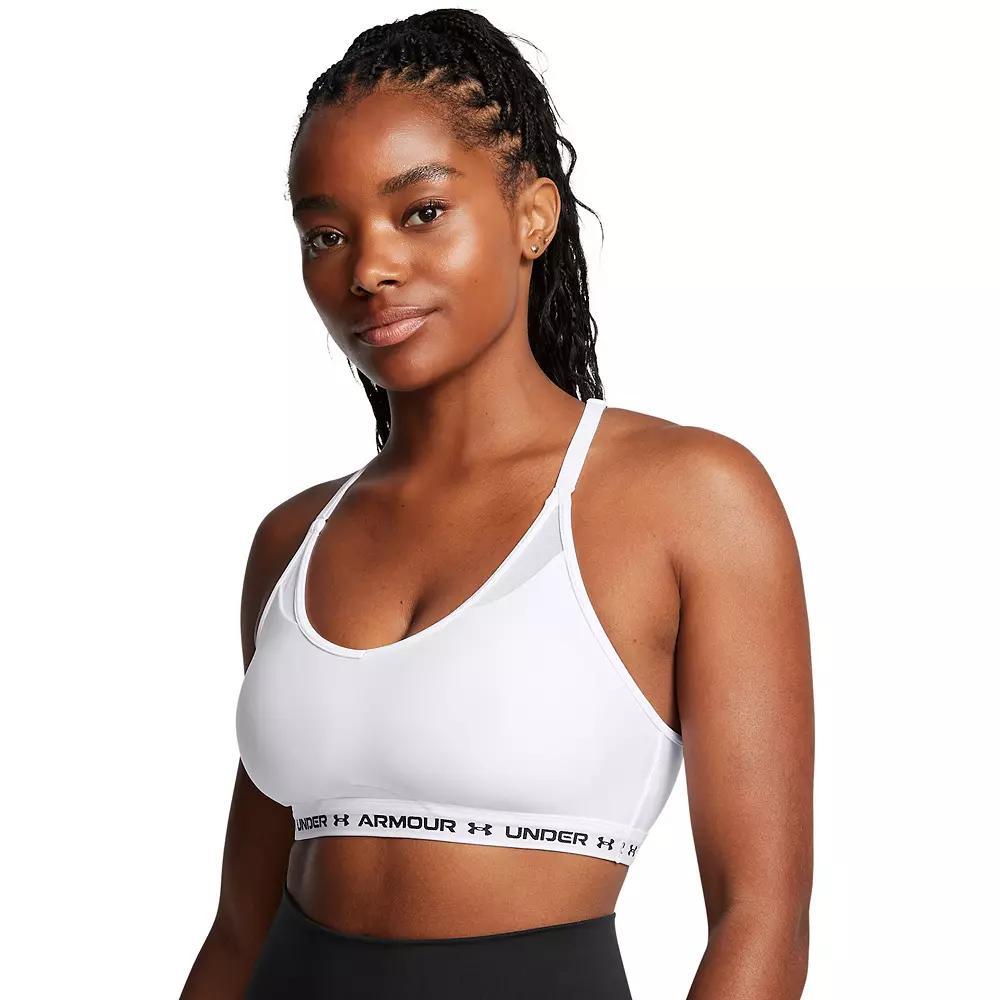 Women's Under Armour Crossback Low-Impact Sports Bra, Size: Large, Castlerock Product Image