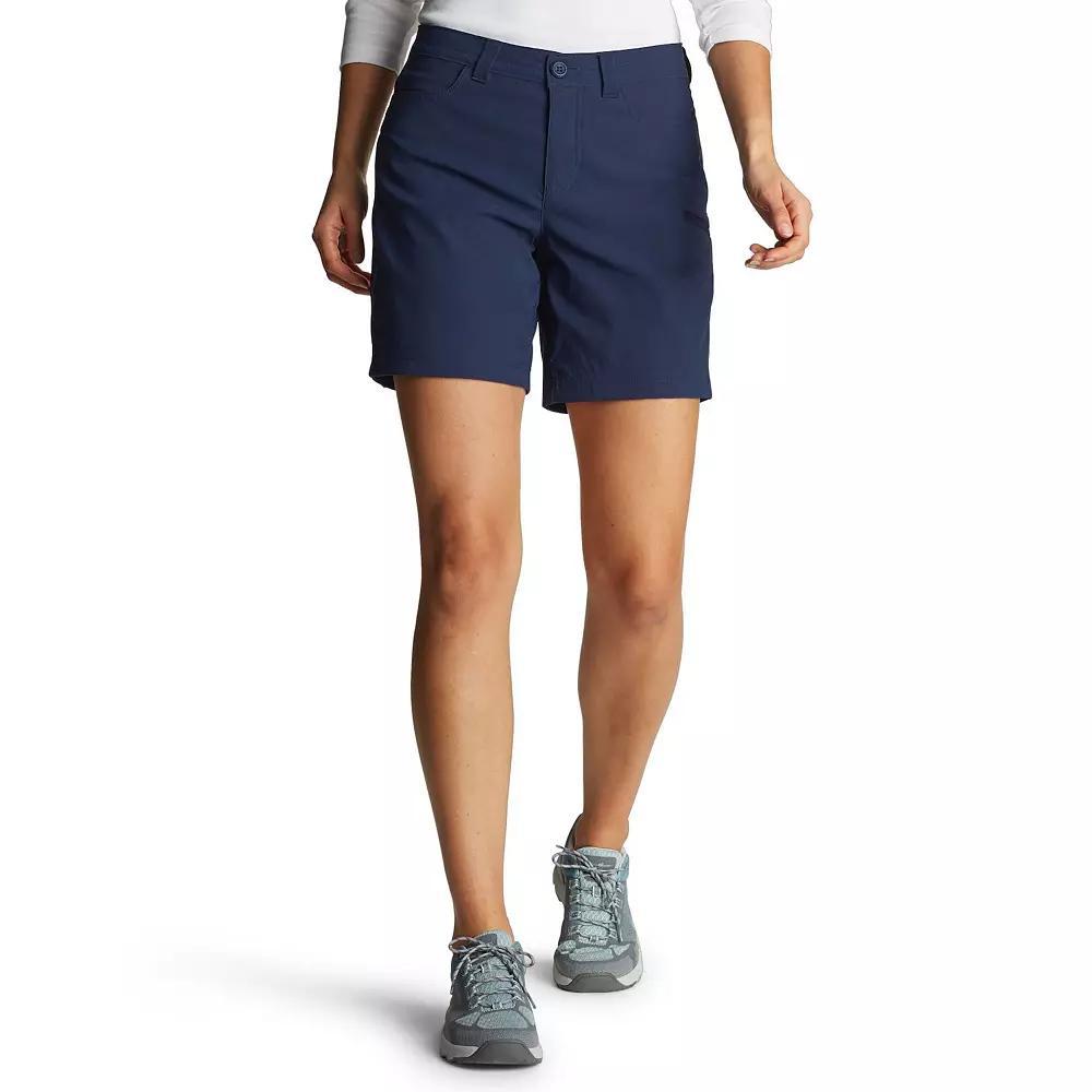 Women's Eddie Bauer Rainier Waterproof Active Shorts, Size: 8, Black Product Image