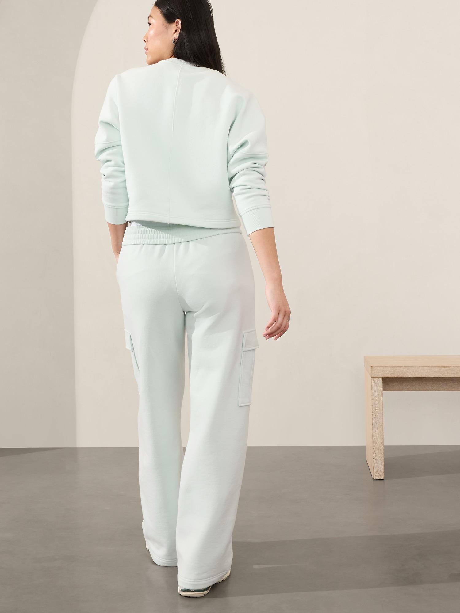 Easy Fleece Dolman Crop Sweatshirt Product Image