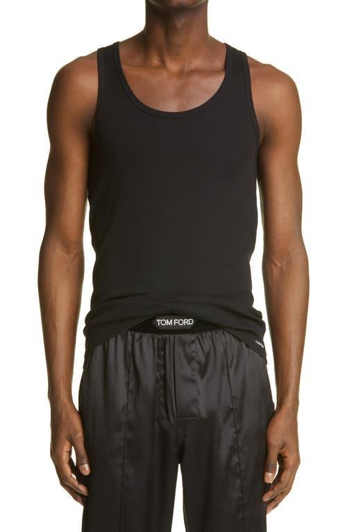 Tom Ford Cotton Blend Tank Top Product Image