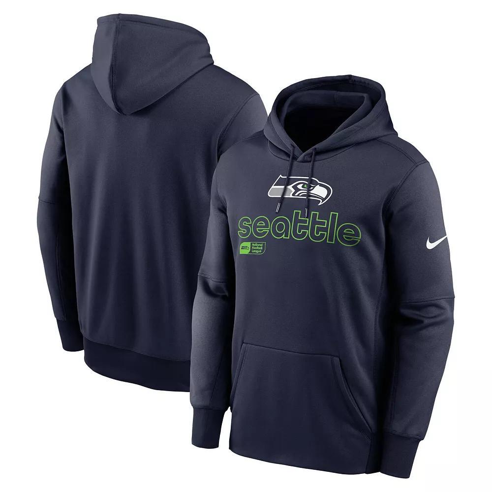 Men's Nike Navy Houston Texans Performance Pullover Hoodie, Size: Large, Blue Product Image