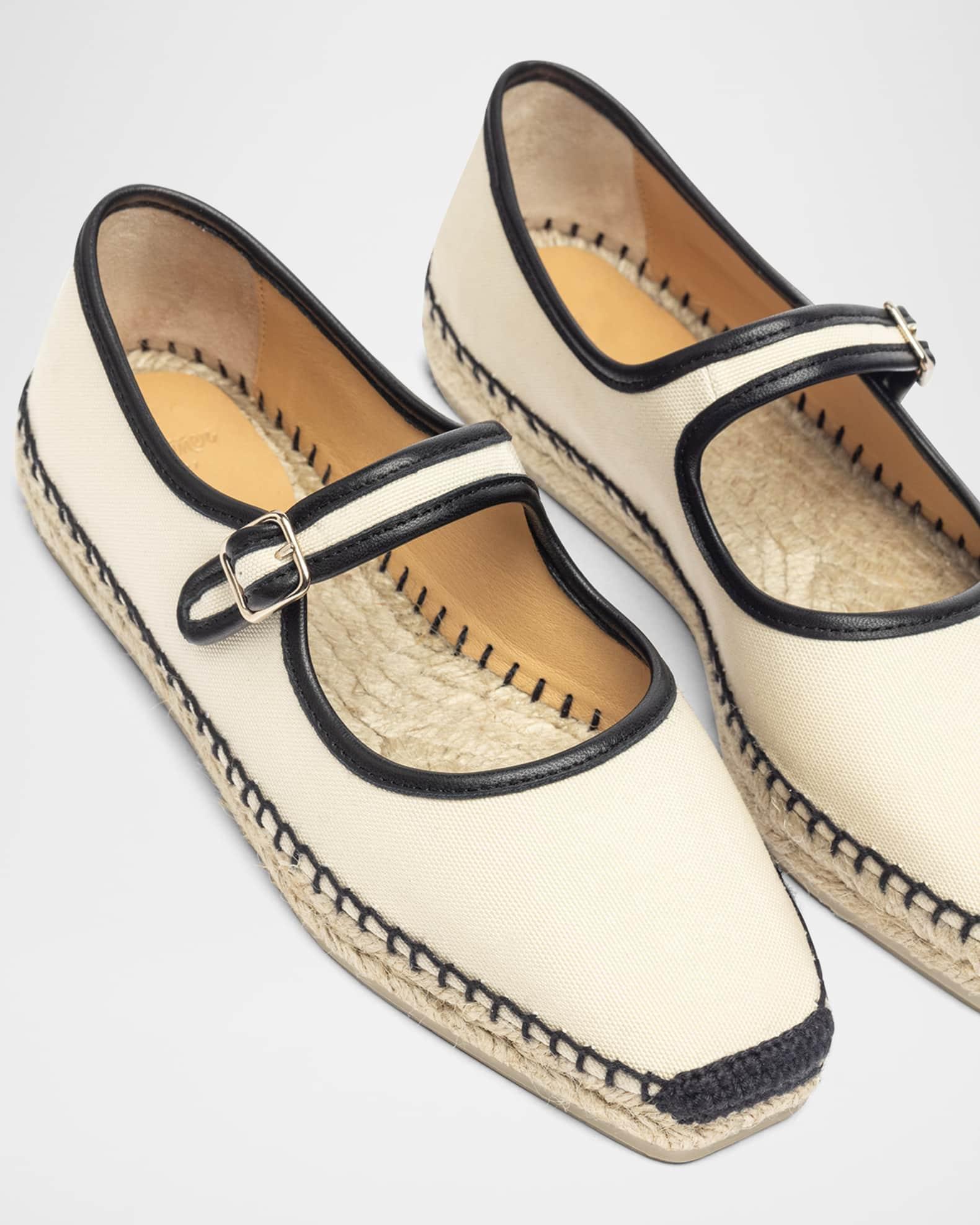 Padua Bicolor Canvas Mary Jane Espadrilles Product Image