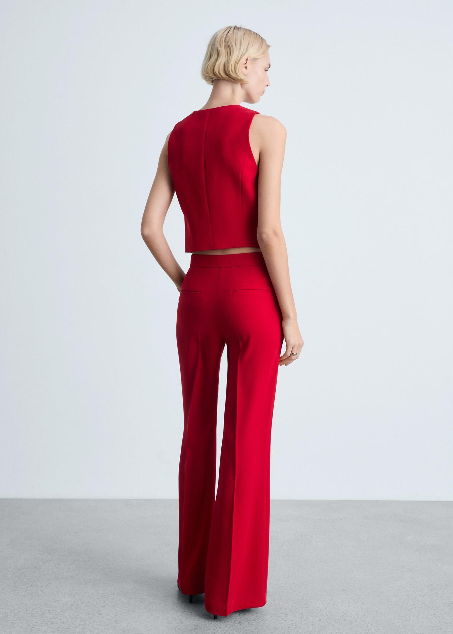 Wide-leg suit pants - Women | MANGO USA Product Image