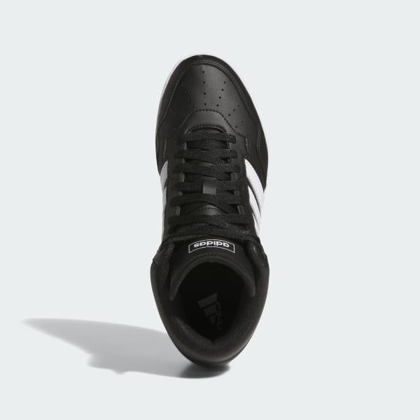 adidas Hoops 4.0 Women's Mid Top Basketball Shoes, Size: 6, White White Black Product Image
