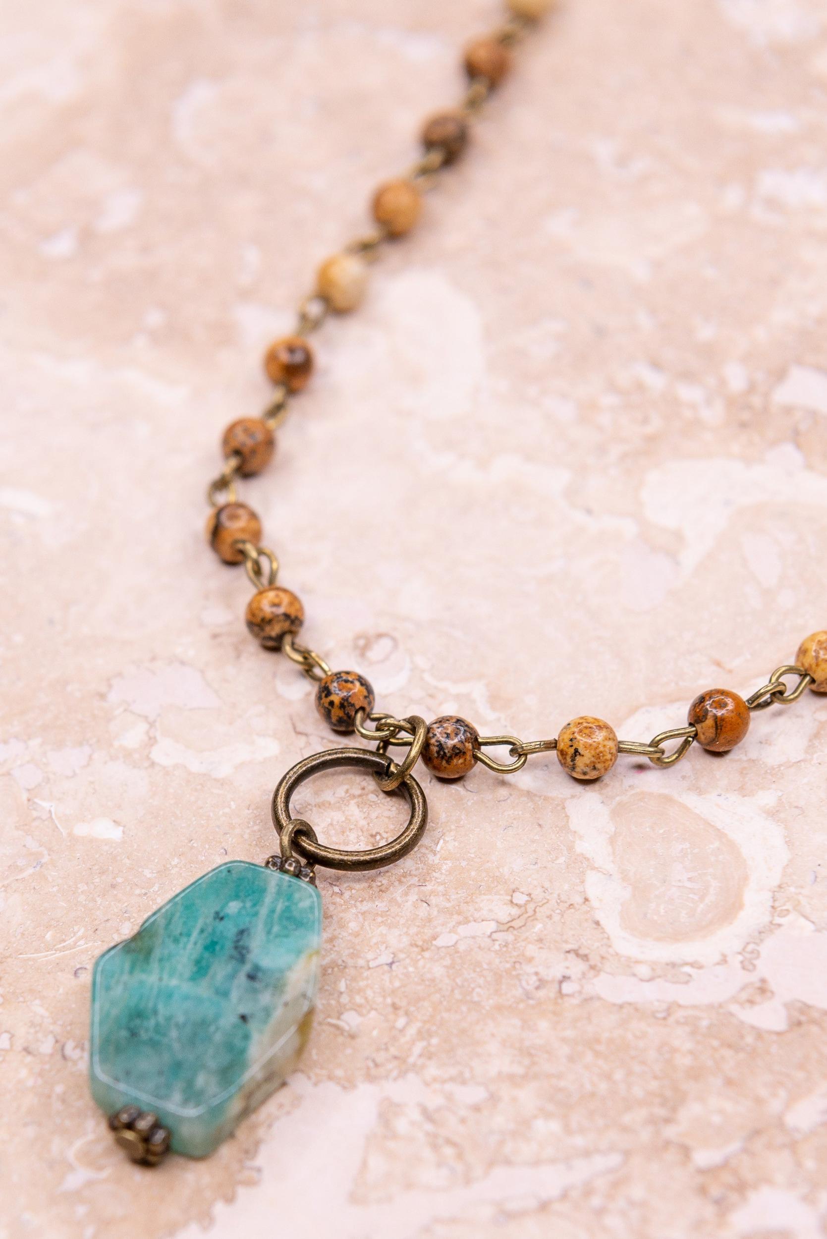 Courtney Necklace Jasper Product Image