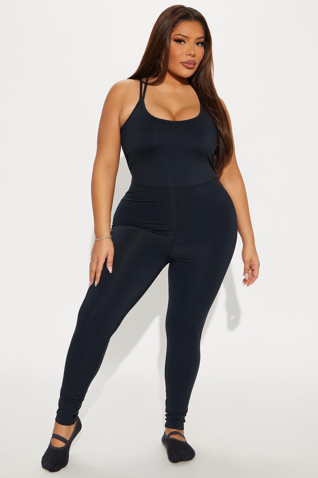 Your Aura Elevate Active Jumpsuit - Black Product Image