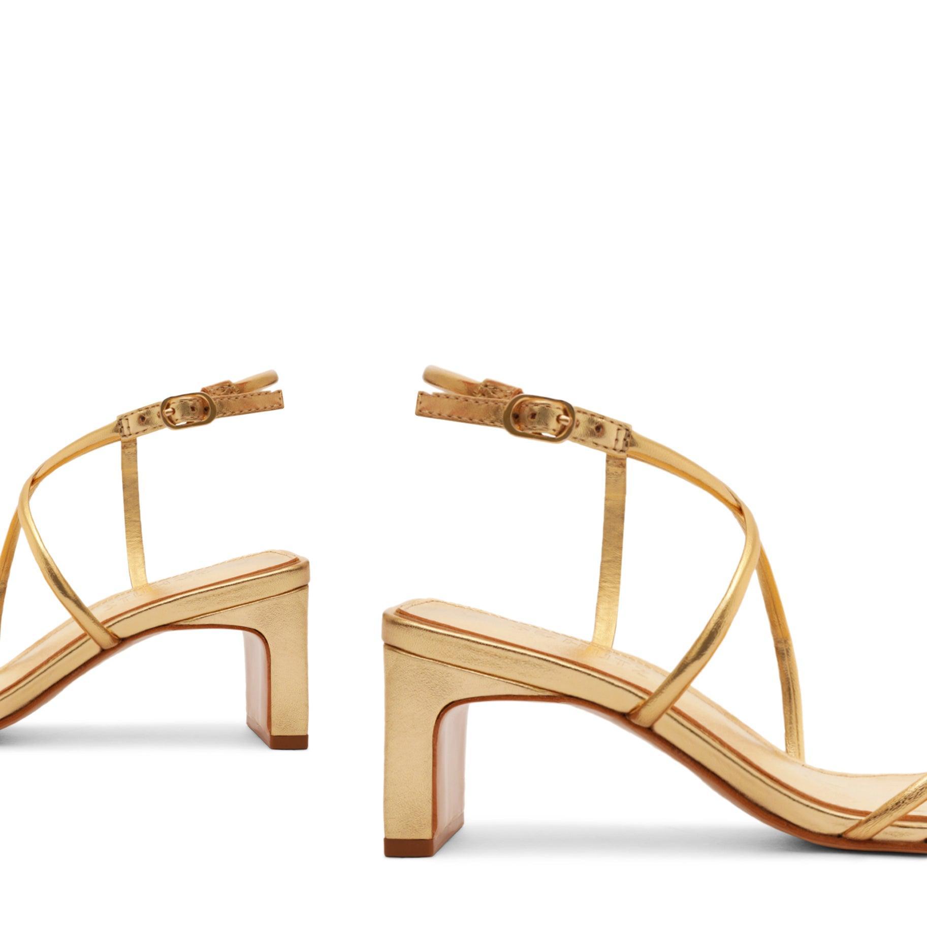Aimee Block Leather Sandal Product Image