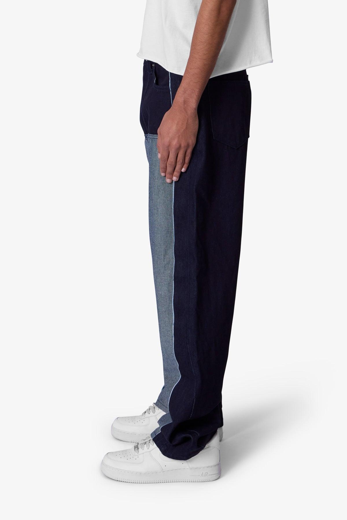 Ultra Baggy Inverted Denim - Navy Product Image