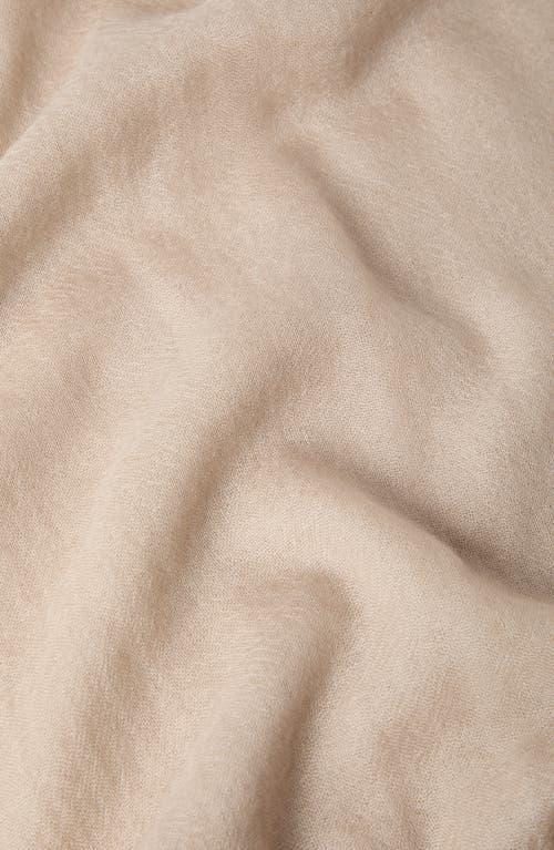 BRUNELLO CUCINELLI Cashmere And Silk Scarf In Beige Product Image