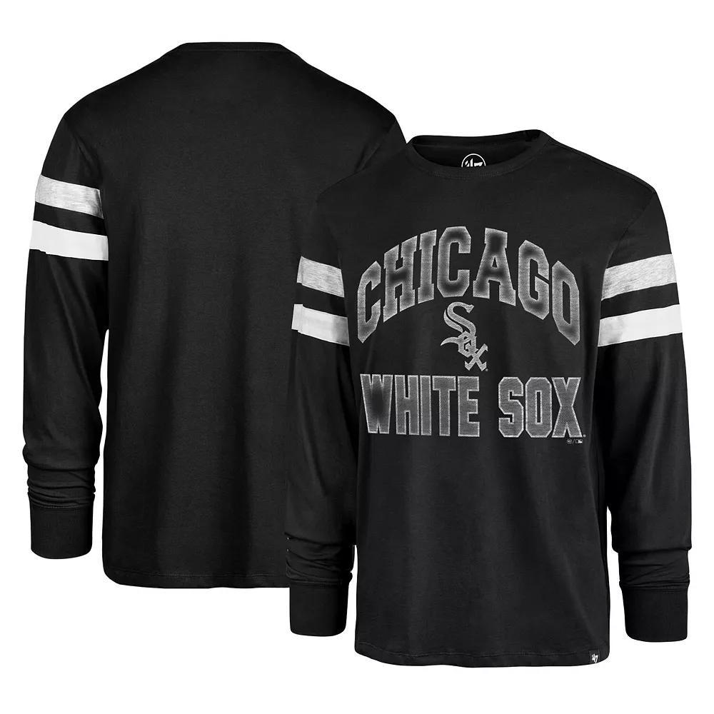 Men's '47 Black Chicago White Sox Irving Long Sleeve T-Shirt, Size: Medium Product Image