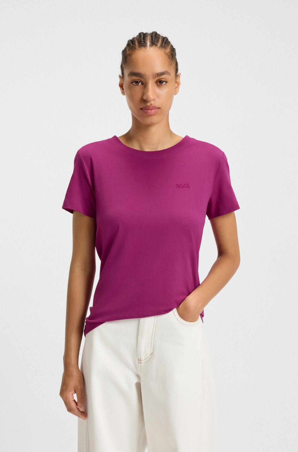Cotton-jersey T-shirt with logo detail Product Image