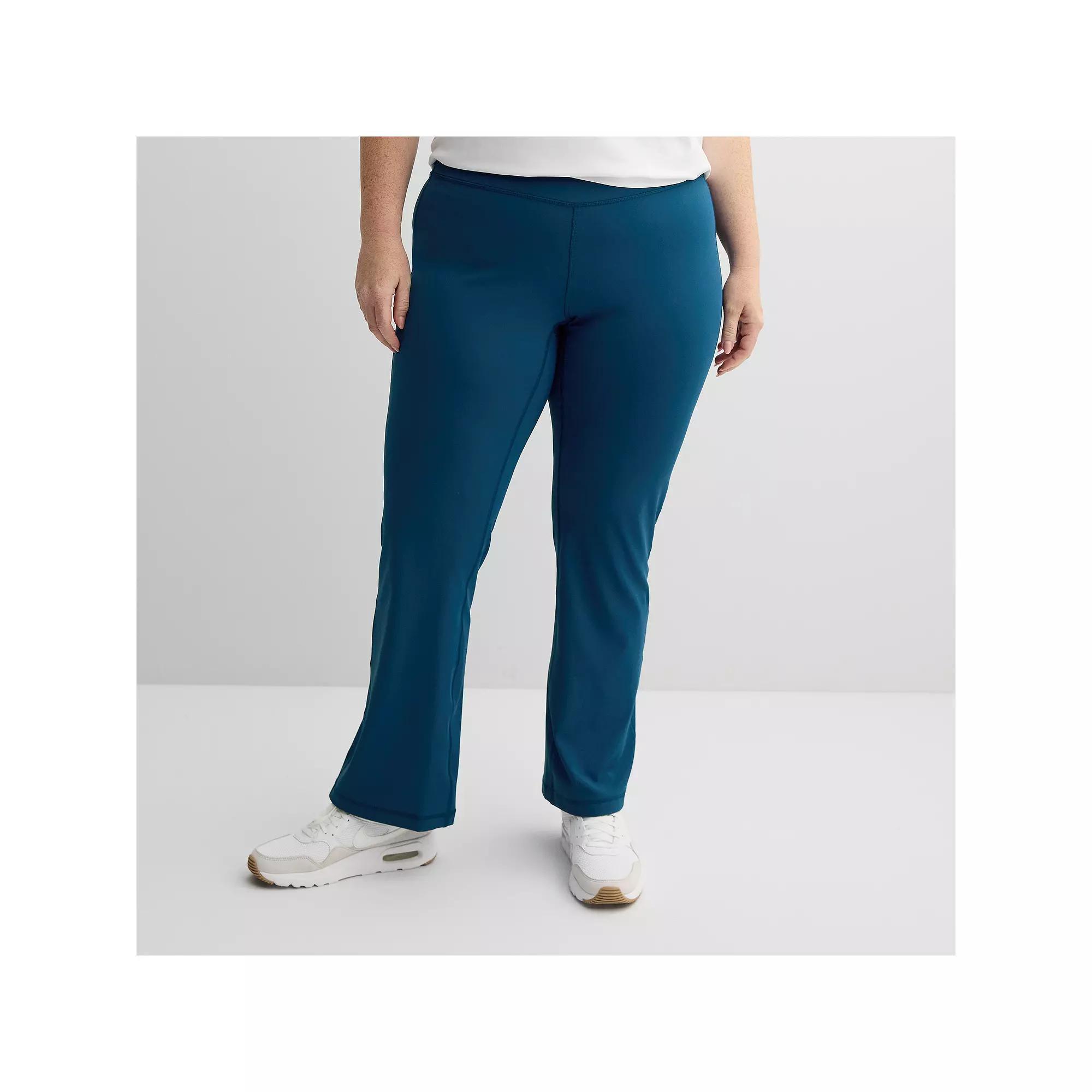 Plus Size Tek Gear® Ultrastretch Bootcut Pants, Women's, Size: 1XL, Blue Crayon Product Image