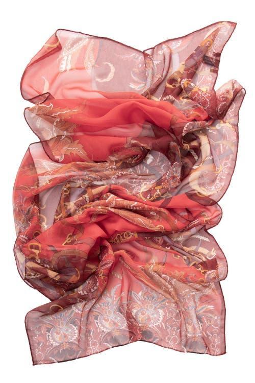 Elizabetta Alessandra - Long Sheer Silk Scarf for Women in Black at Nordstrom Product Image
