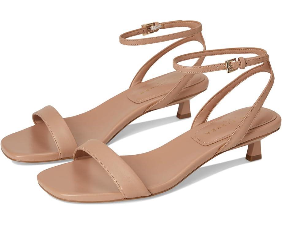 Lylah Kitten Heel Ankle Strap Sandals Product Image