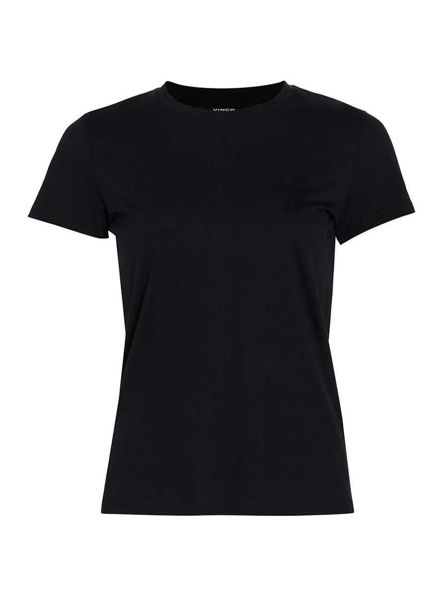 Essential Crewneck Pima Cotton Tee Product Image