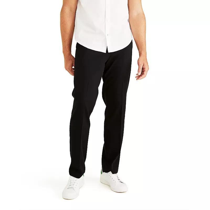 Big & Tall Dockers® Stretch Easy Khaki Classic-Fit Flat-Front Pants, Men's, Size: 48X30, Black Product Image