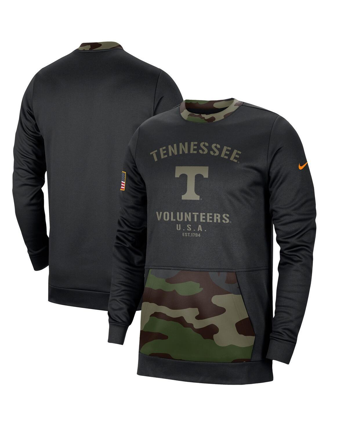 Men's Nike Black/Camo Georgia Bulldogs Military Appreciation Performance Pullover Sweatshirt, Size: Medium Product Image