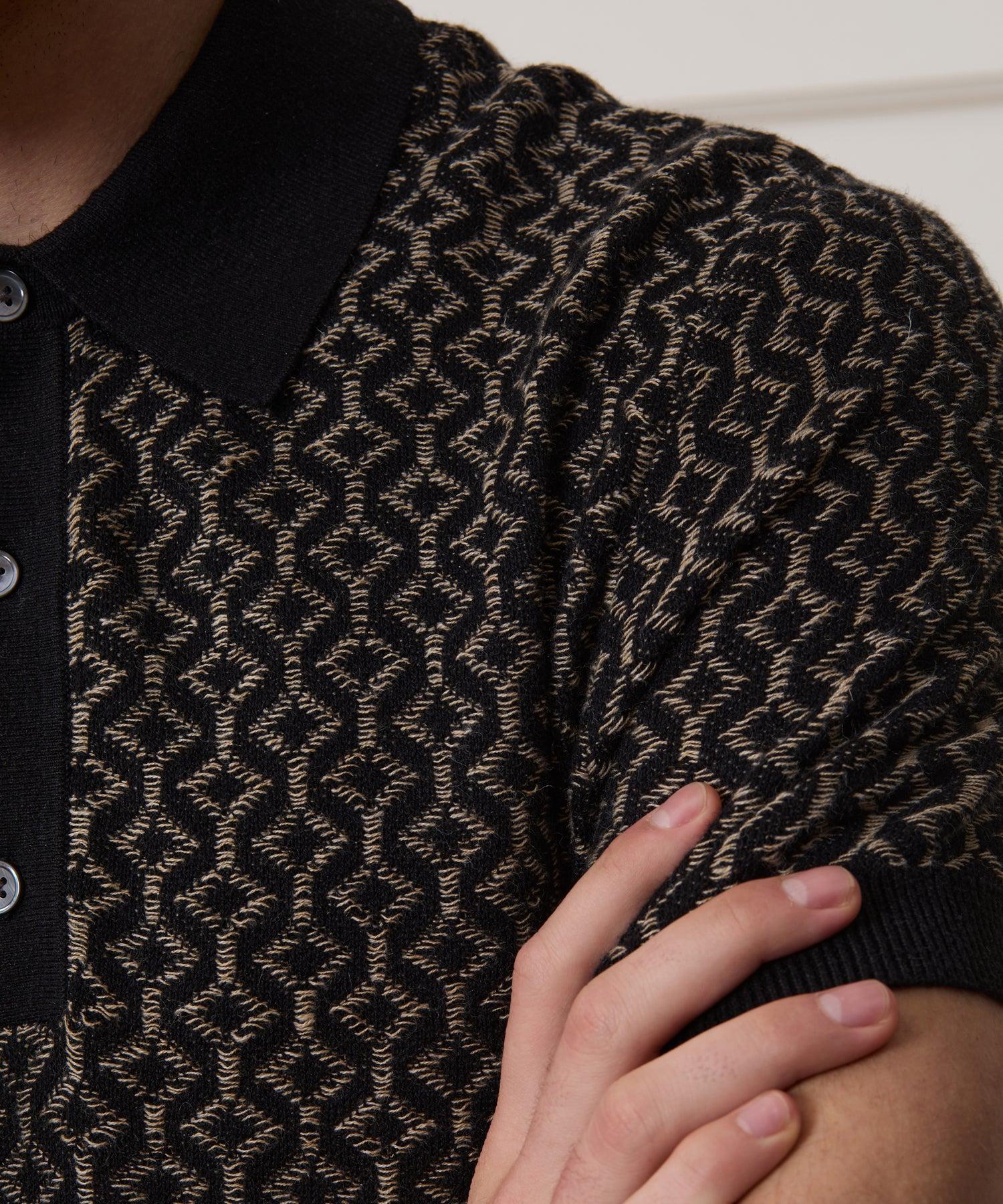 Linen-Cotton Sweater Polo Product Image