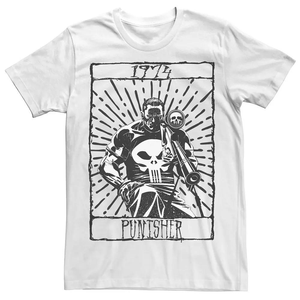 Men's Marvel The Punisher Scripture Revelations Tee, Size: XXL, Black Product Image