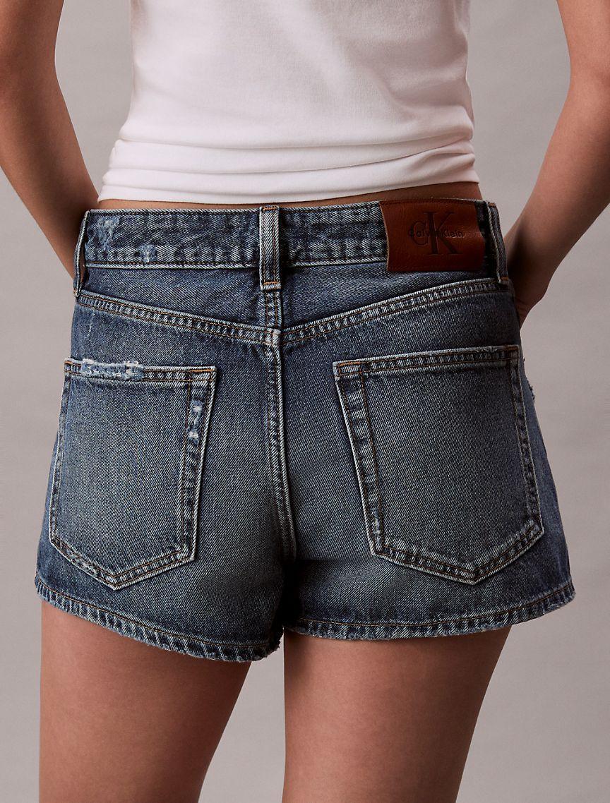 Denim Mini Shorts  Product Image