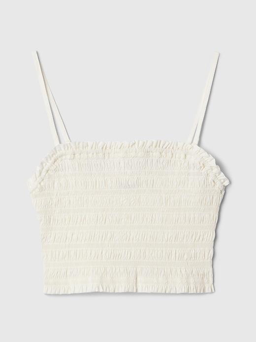 Cropped Smocked Cami Product Image