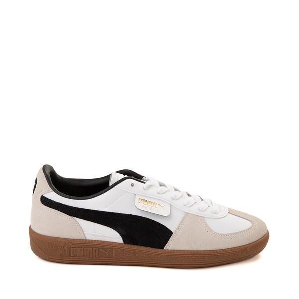 Womens PUMA Palermo Athletic Shoe - White / Vapor Gray / Gum Product Image