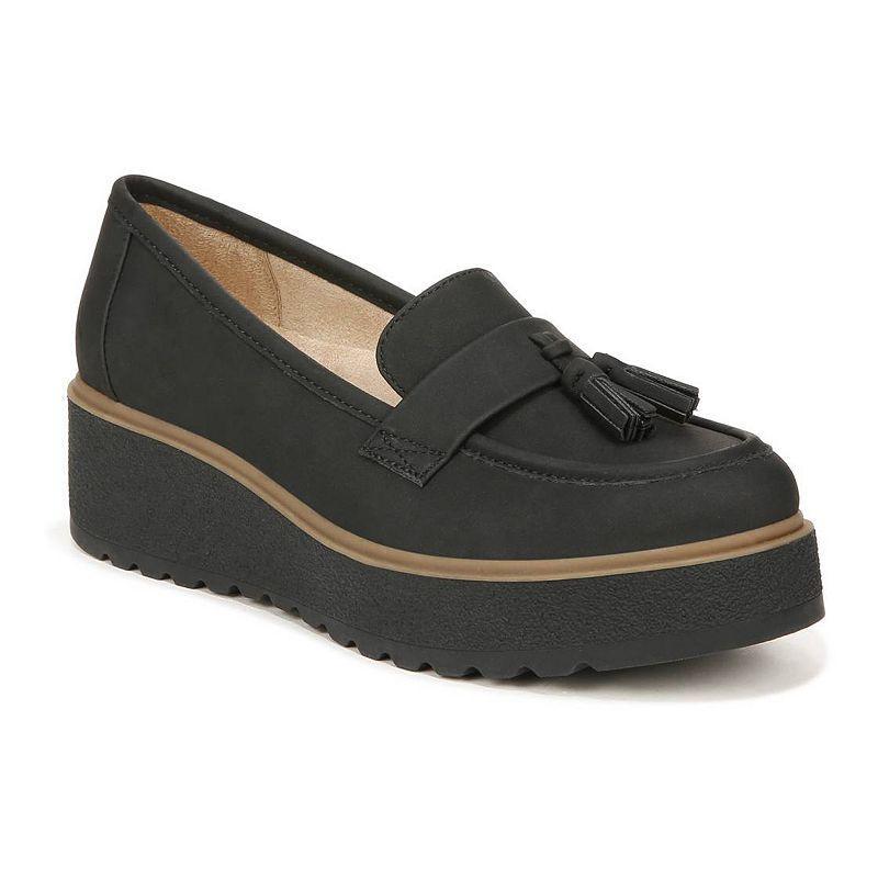 SOUL Naturalizer Josie Womens Platform Slip-on Loafers Brown Gray Product Image
