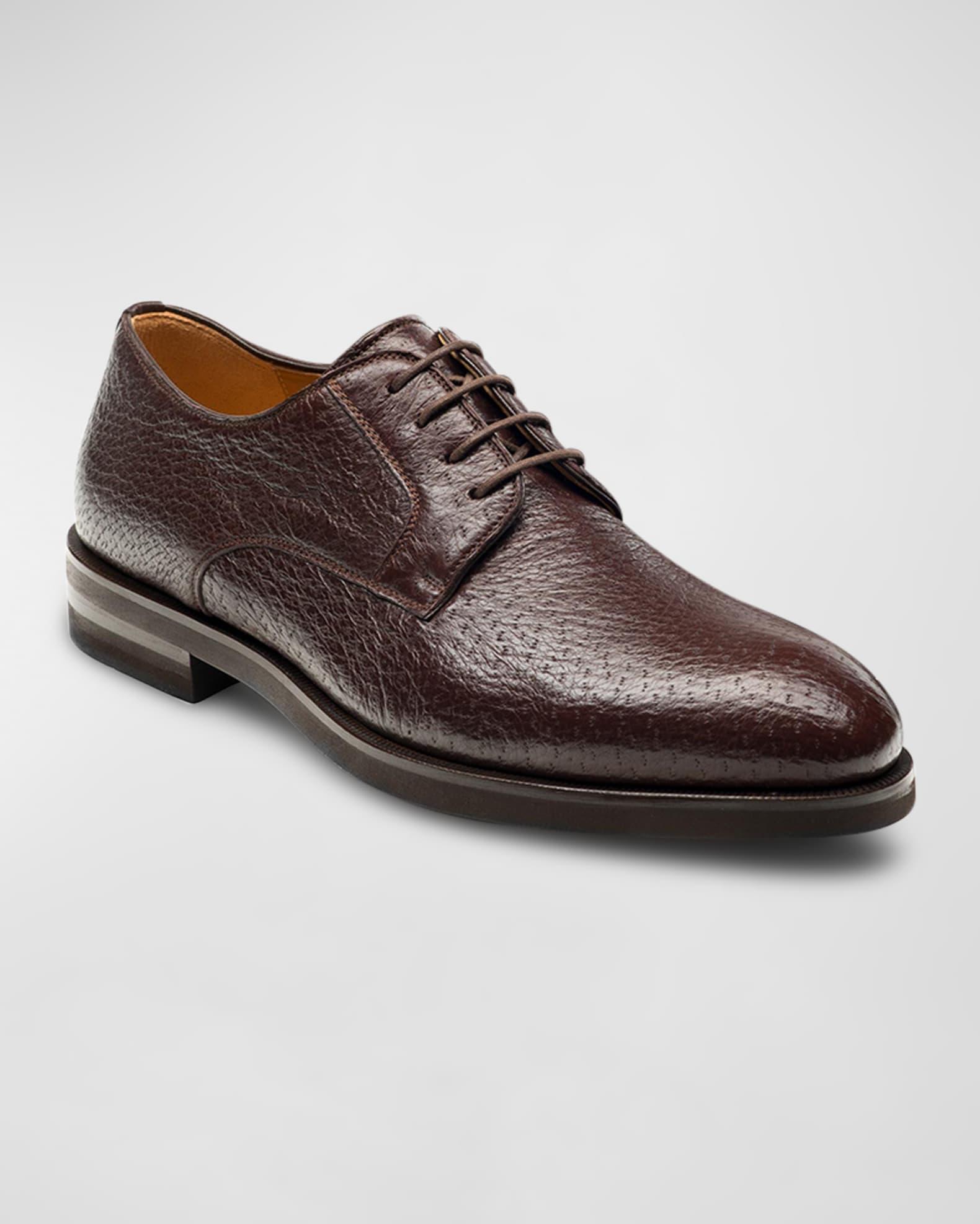 Men's Cusco Peccary  Leather Derby Shoes Product Image