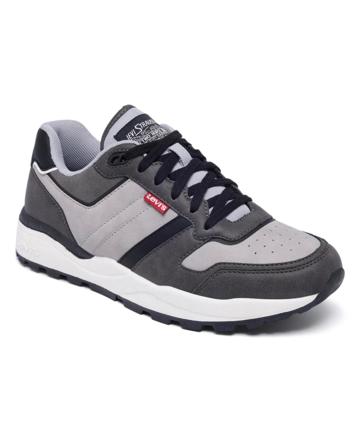 Levis Mens Dash Sneaker - Grey/Charcoal Product Image