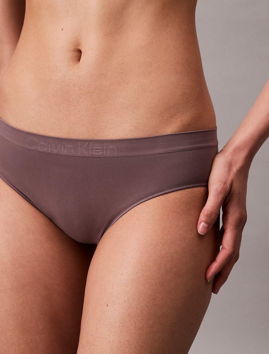 Calvin Klein Womens Bonded Flex Bikini - Grey Product Image
