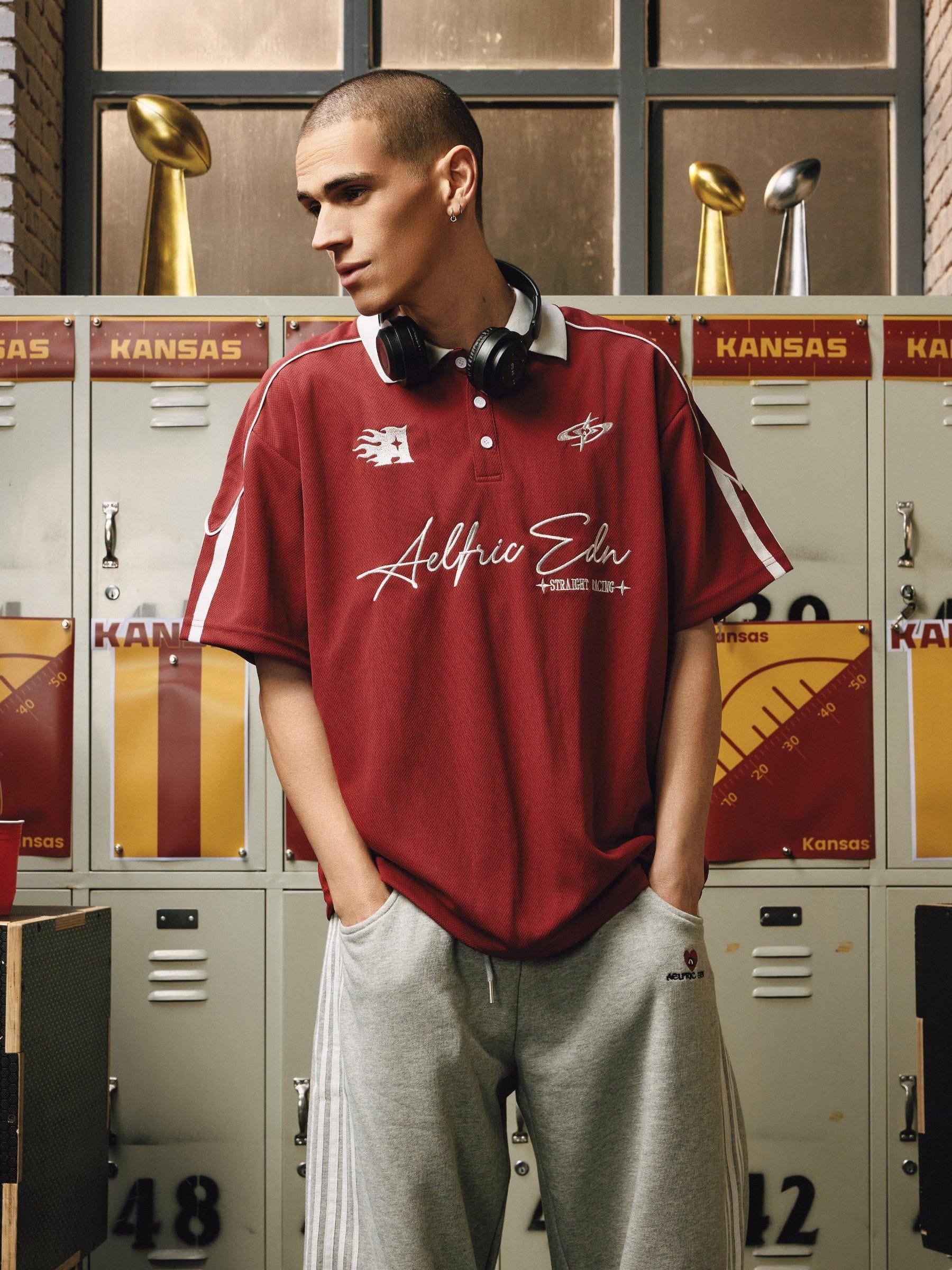 Aelfric Eden Vintage Patchwork Polo Tee Product Image