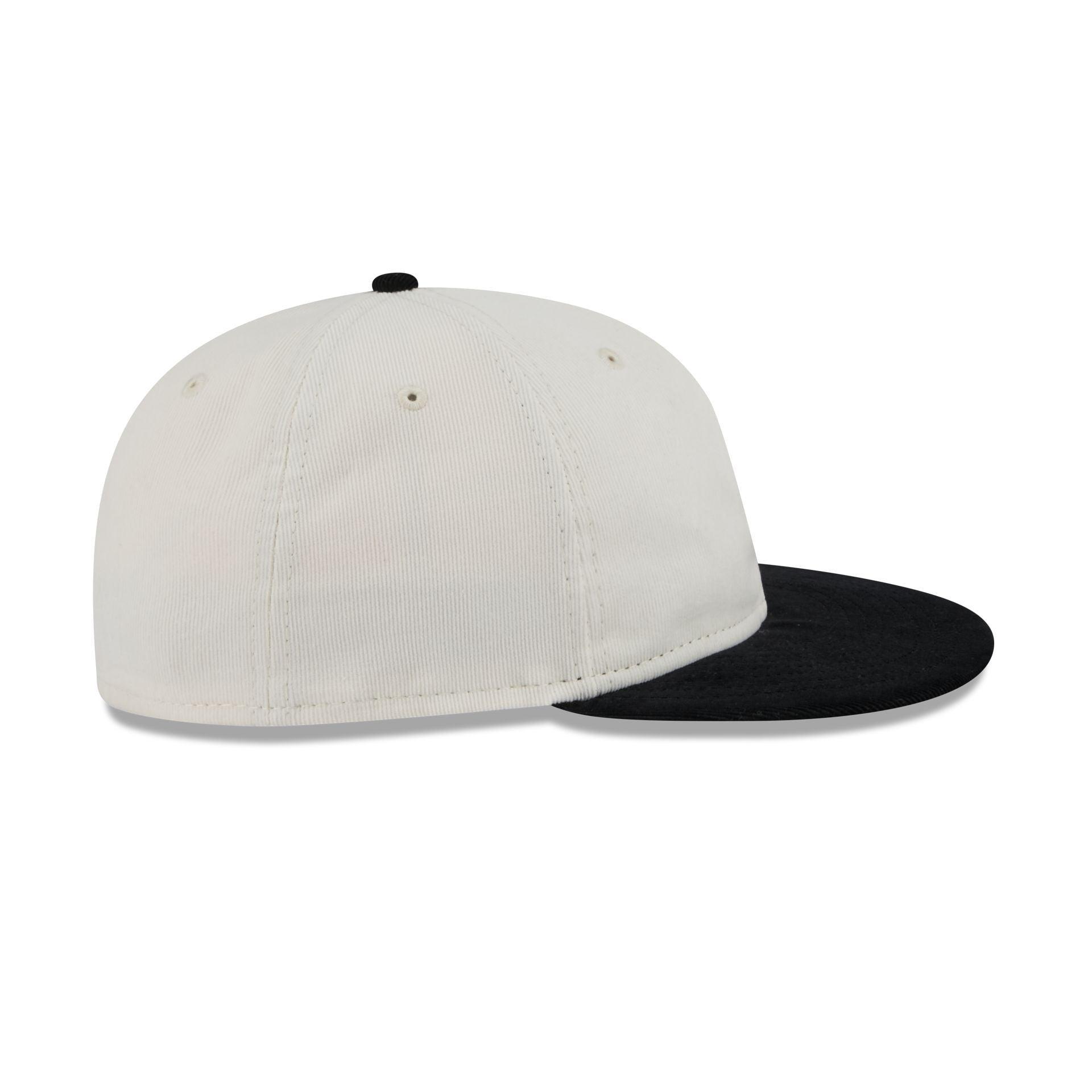 New Era Cap Chrome Black Retro Crown 59FIFTY Fitted Hat Male Product Image